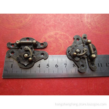 Metal Locks, Box C Type Locks, Zinc Alloy Box Latches, Antique Brass Box Locks